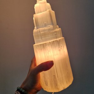 Selenit svetilka (25cm)