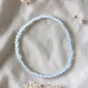 Mesečev kamen - zapestnica (brušena)